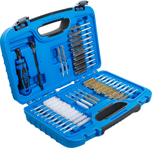 Set perii de sarma/plastic pentru autofiletanta, 38 piese BGS 3078 [3]