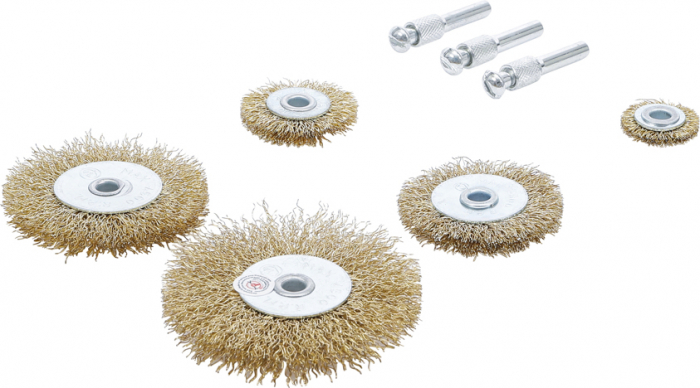 Set perii sarma de otel, ø 25 - 75 mm, 8 piese BGS 50908 [2]