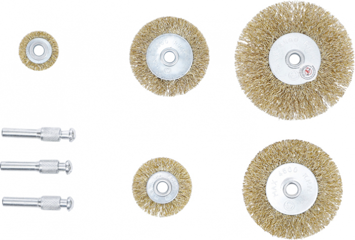 Set perii sarma de otel, ø 25 - 75 mm, 8 piese BGS 50908 [3]