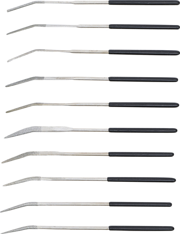 Set pile diamantate curbate 140x3 mm, 10 piese BGS 1921 [3]