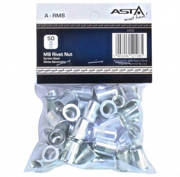 A-RM8/OPAK Set piulite nituit M8, 50 piese [1]
