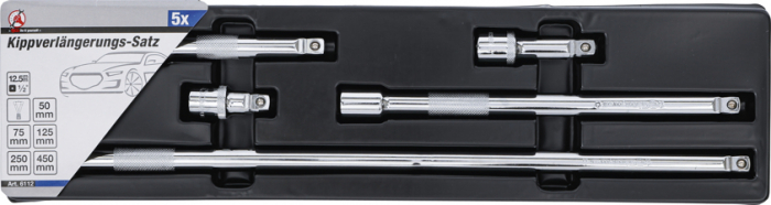 Set prelungitoare cu cap sferic, antrenare 1/2", 5 piese BGS 6112 [4]