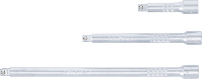 Set prelungitoare cu cap sferic, actionare 3/8", 75 / 150 / 250 mm, 3 piese BGS 2239 [3]