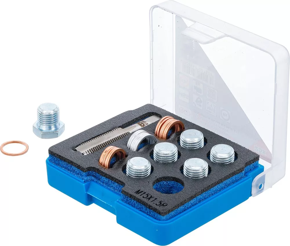 Set reparatie filete baie ulei, M15x1.5 mm BGS 157 [3]