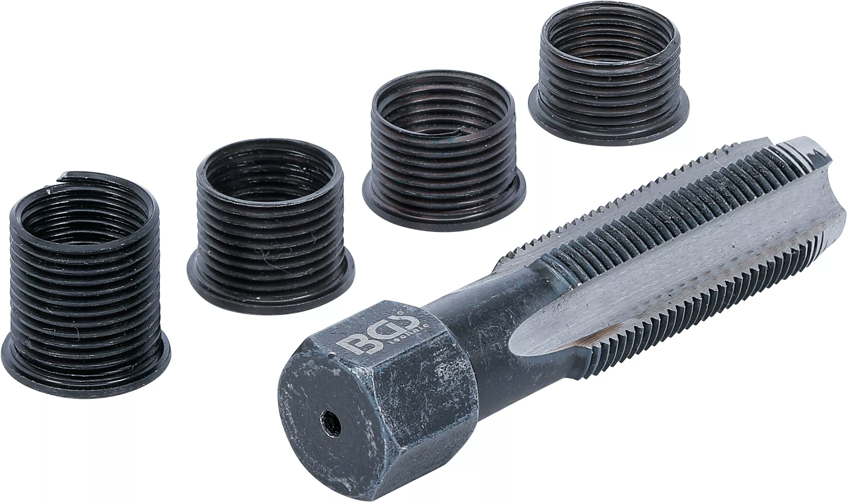 Set reparatii filete pentru bujii M14 x 1.25, 5 piese BGS 152 [3]