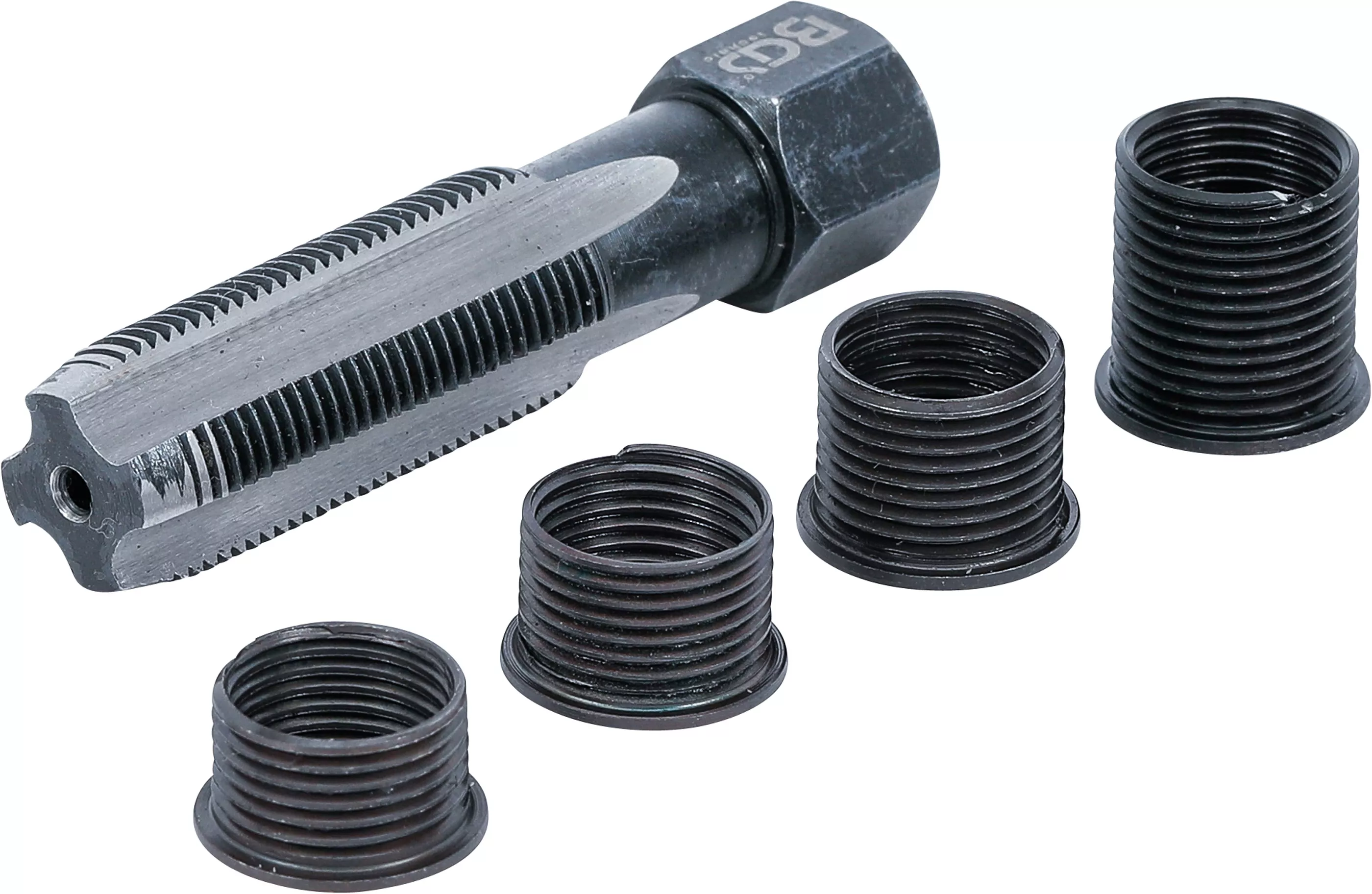 Set reparatii filete pentru bujii M14 x 1.25, 5 piese BGS 152 [2]