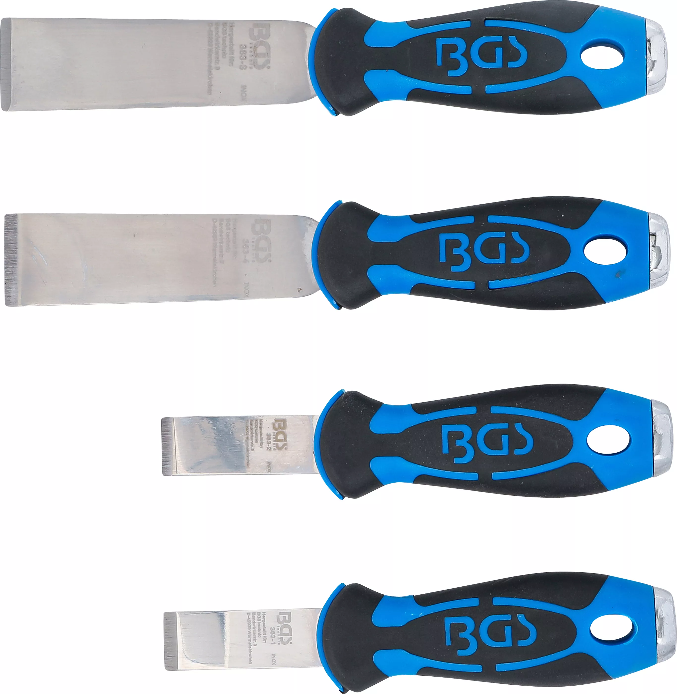 Set raclete pentru curatat adeziv, garnituri, 4 piese, BGS 363 [2]