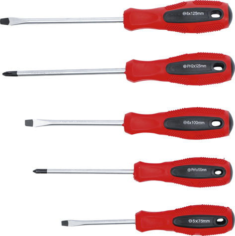 Set surubelnite cu profil drept si cap cruce, 5 piese BGS 35835 [2]