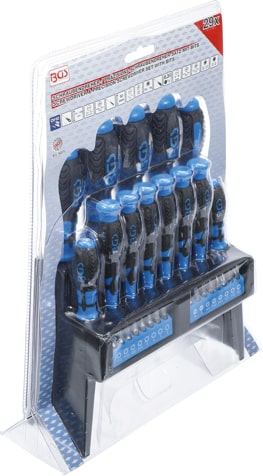 Set surubelnite, cu sortiment de biti, in suport de plastic, 29 piese, BGS 6825 [4]