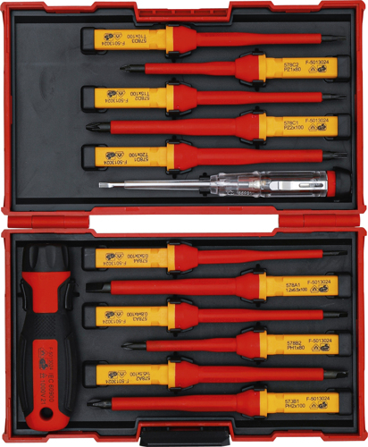Set surubelnite VDE, cu capete interschimbabile, 13 piese BGS 35814 [9]