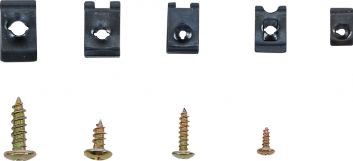 Set suruburi si cleme metalice, 170 piese BGS 8114 [2]