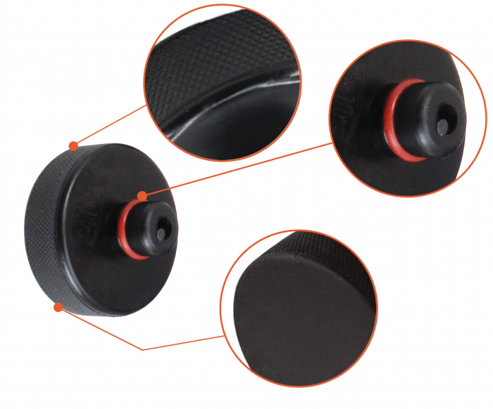S-TA4JP Set tampoane 78 mm de protectie cric tesla model 3, s, y, x [3]