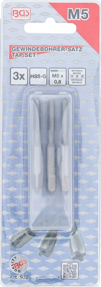 Set tarozi M5 x 0,8 mm, 3 piese BGS 932 [4]