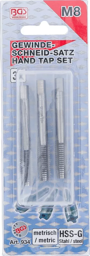 Set tarozi M8x1,25, 3 piese BGS 934 [4]