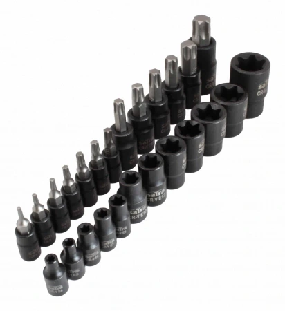 S-H2548T Set torx si tubulare E 1/4 ″, 3/8 ″, 1/2 ″, 25 piese [3]