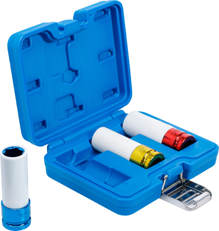 Set tubulare de impact cu protectie pentru jante din aliaj, 17-19-21 mm, antrenare 1/2" BGS 7200 [2]