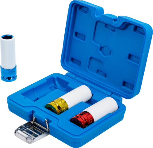 Set tubulare de impact cu protectie pentru jante din aliaj, 17-19-21 mm, antrenare 1/2" BGS 7200 [3]
