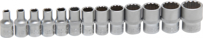 Set tubulare 4 - 14 mm, 12 puncte, antrenare 1/4”, 13 piese BGS 2269 [2]