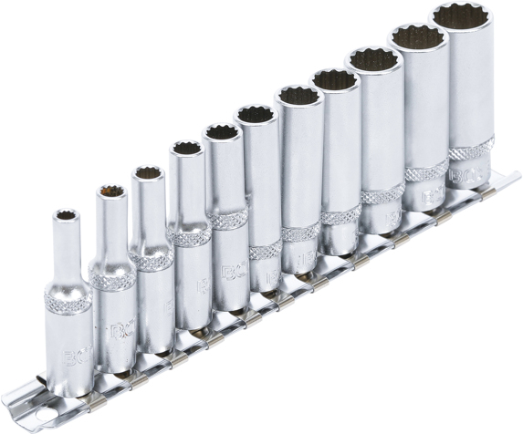 Set chei tubulare 4 - 13 mm, 12 puncte, antrenare 1/4”, 11 piese BGS 5251 [2]
