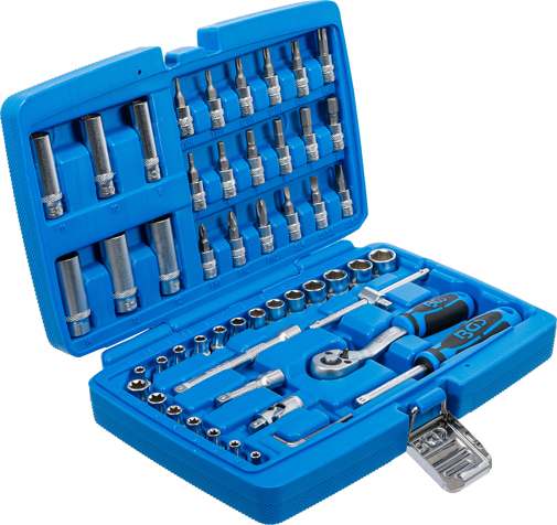 Set tubulare actionare 1/4”, 53 piese BGS 2147 [2]