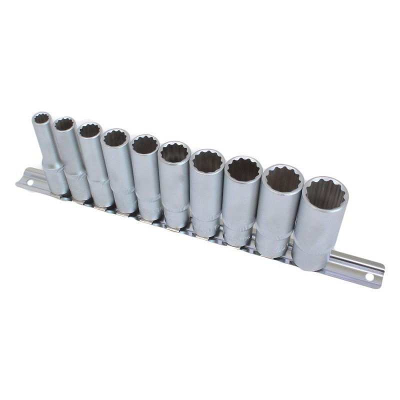 543SET10-12KT Set tubulare 8 - 19 mm, 12 puncte, actionare 3/8”, 10 piese [1]
