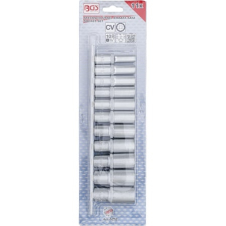 Set tubulare 8 - 19 mm, 12 puncte, actionare 3/8”, 11 piese BGS 5252 [3]