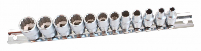 A-IN222 Set tubulare bihexagonale in inch, actionare 1/4", 12 piese [3]