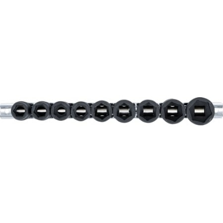 Set tubulare de impact hexagonale extra plate 13 - 24 mm, antrenare 1/2", 9 piese, BGS 9551 [3]