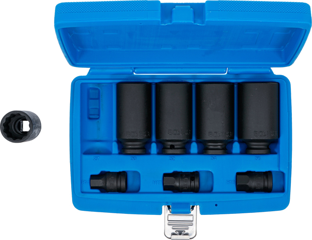 Set tubulare de impact in 12 colturi si biti de impact, 8 piese BGS 5335 [5]