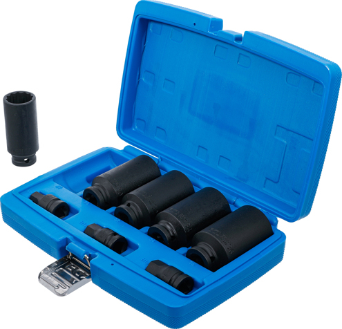 Set tubulare de impact in 12 colturi si biti de impact, 8 piese BGS 5335 [4]