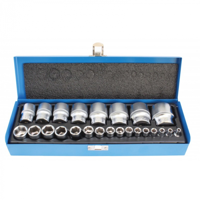 S-MB245 Set tubulare hexagonale, actionare 1/2”, 24 piese [2]
