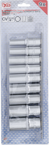 Set chei tubulare 10 - 24 mm, 12 puncte, actionare 1/2”, 9 piese BGS 5253 [4]