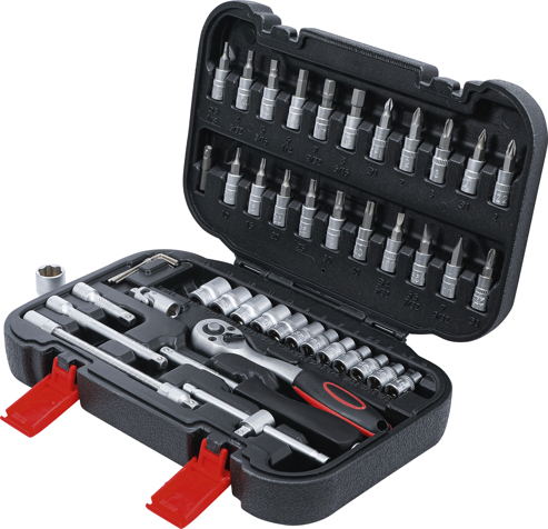 Set tubulare, actionare 1/4”, 46 piese BGS 2142 [3]