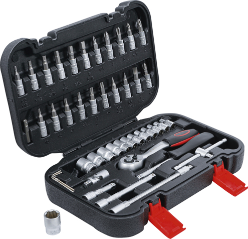 Set tubulare, actionare 1/4”, 46 piese BGS 2142 [2]