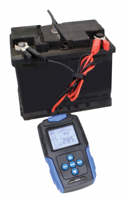 S-LBA1224 Tester baterii auto 12/24v display LCD [4]