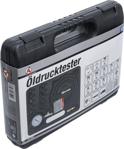 Tester presiune ulei cu set de adaptoare BGS 98007 [8]