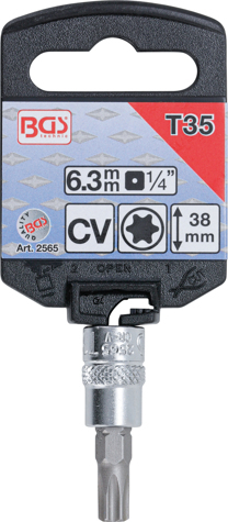 Bit torx T35 in tubulara cu prindere de 1/4”, lungime 38 mm BGS 2565 [2]