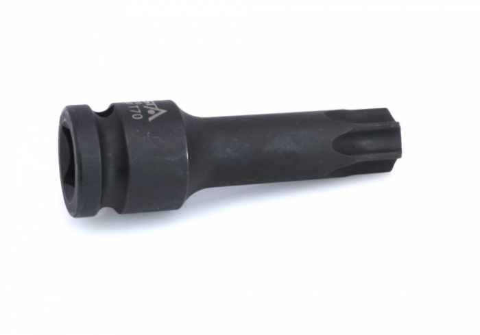 531470 Bit torx T70 de impact in tubulara cu prindere de 1/2", lungime 75 mm [4]