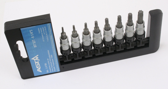 BIT SET-8 1/4'' Trusa biti torx T8-T40 1/4 8 piese [1]