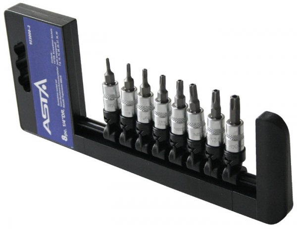 BIT SET-B 1/4 T Trusa biti torx T8-T40 1/4 8 piese [1]