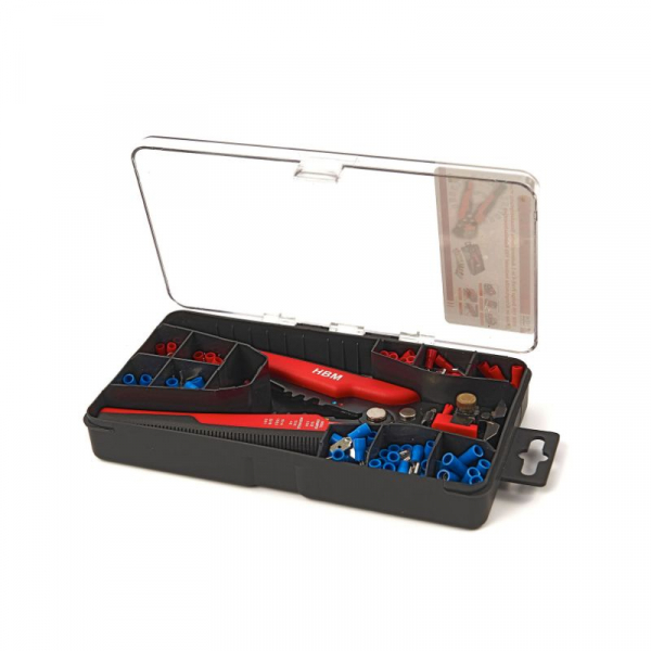 G5073 Trusa cleste automat pentru sertizat dezizolat taiat cablu electric 4 in 1 199 piese [2]