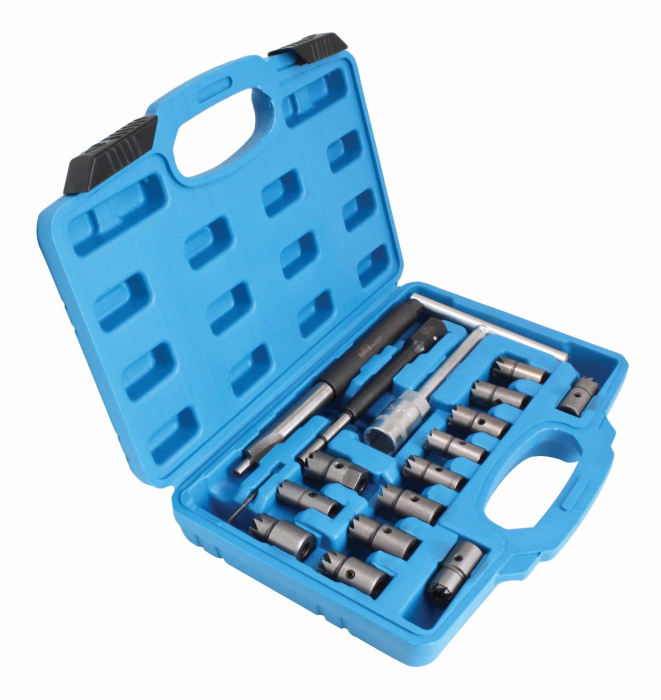 S-XDI17 Trusa freze pentru injectoare, 17 piese [2]