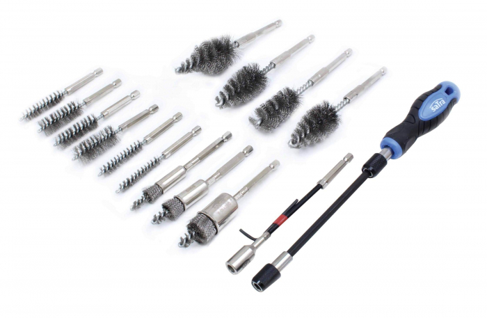 S-IS429C Trusa pentru curatat canale/scaune injectoare 429 piese [4]