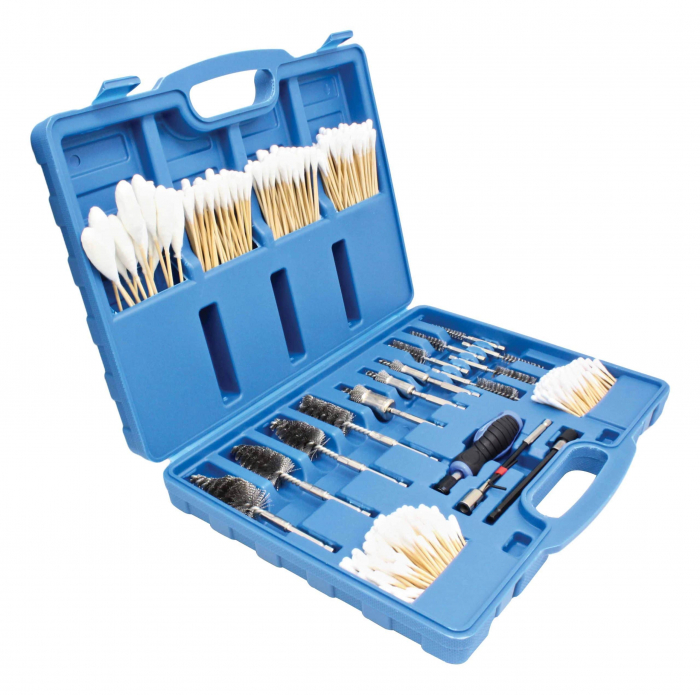 S-IS429C Trusa pentru curatat canale/scaune injectoare 429 piese [2]