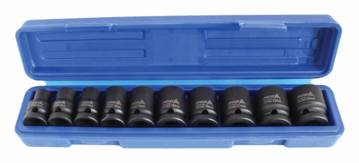 914010P Trusa tubulare de impact, actionare 1/2", 10 piese [2]