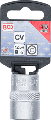 Tubulara 19 mm, 12 puncte, actionare 1/2" BGS 10639 [3]