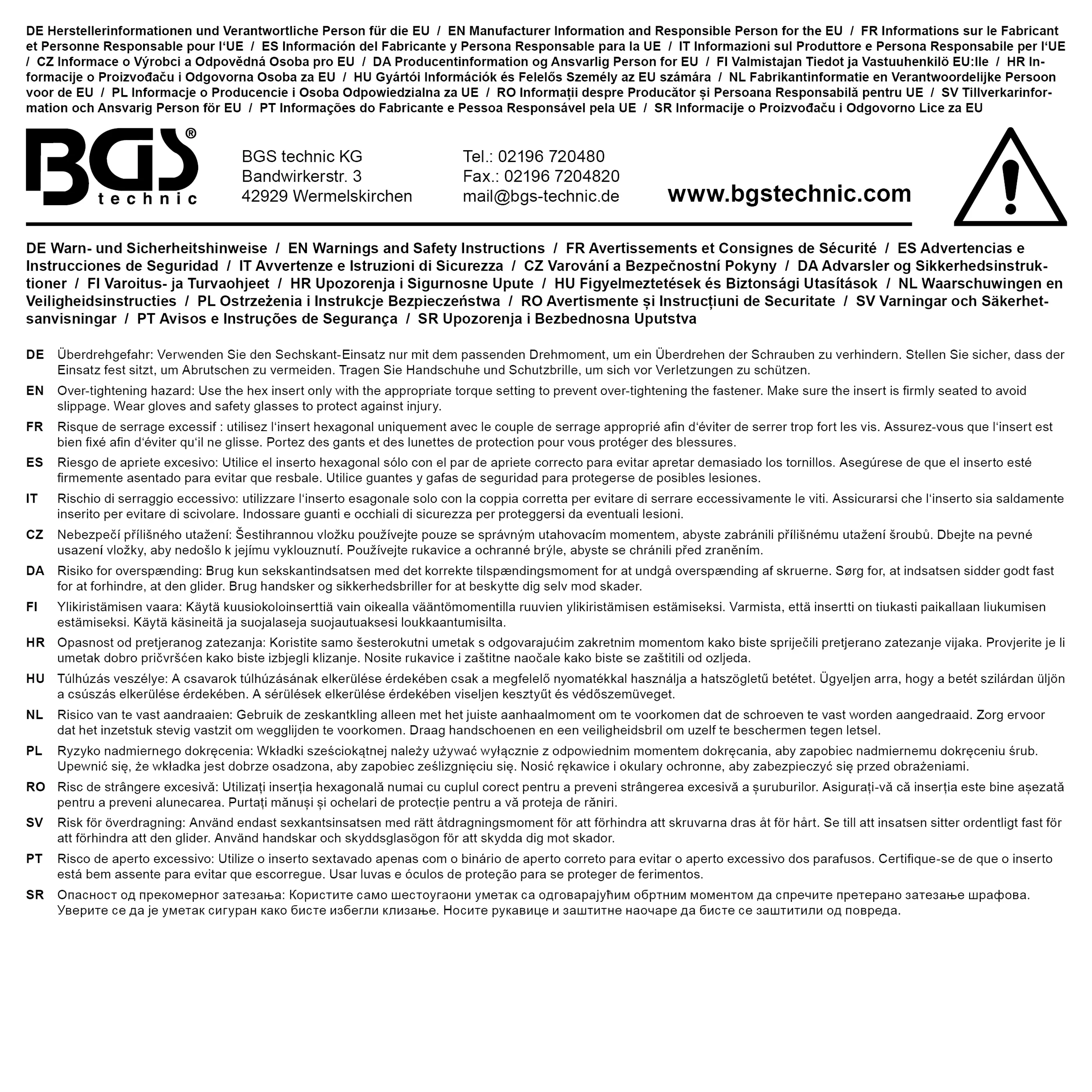 Tubulara de impact adanca, 6,3 mm, cu acționare de 1/4”, BGS 7269 [5]