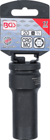 Tubulara de impact hexagonala 17 mm, actionare 3/4” BGS 5717 [3]