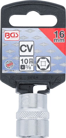 Tubulara hexagonala 16 mm, actionare 3/8" BGS 10616 [3]