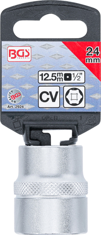 Tubulara hexagonala 24 mm, actionare 1/2” BGS 2924 [3]
